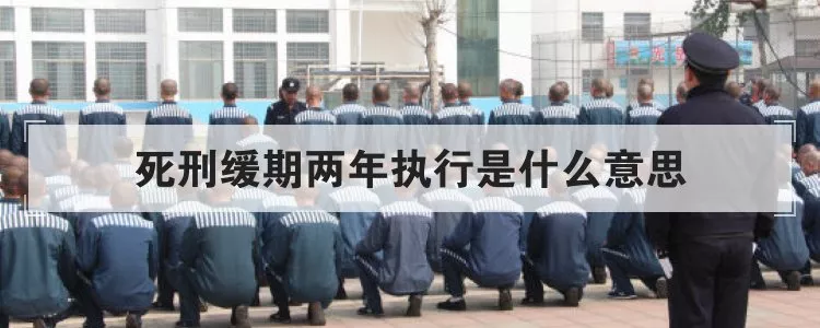 死刑緩期兩年執(zhí)行是什么意思